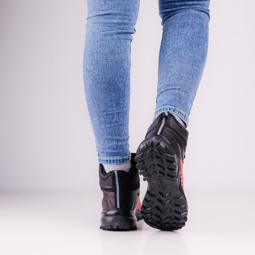 Emaks Run - Outdoor vízlepergető piros női bakancs