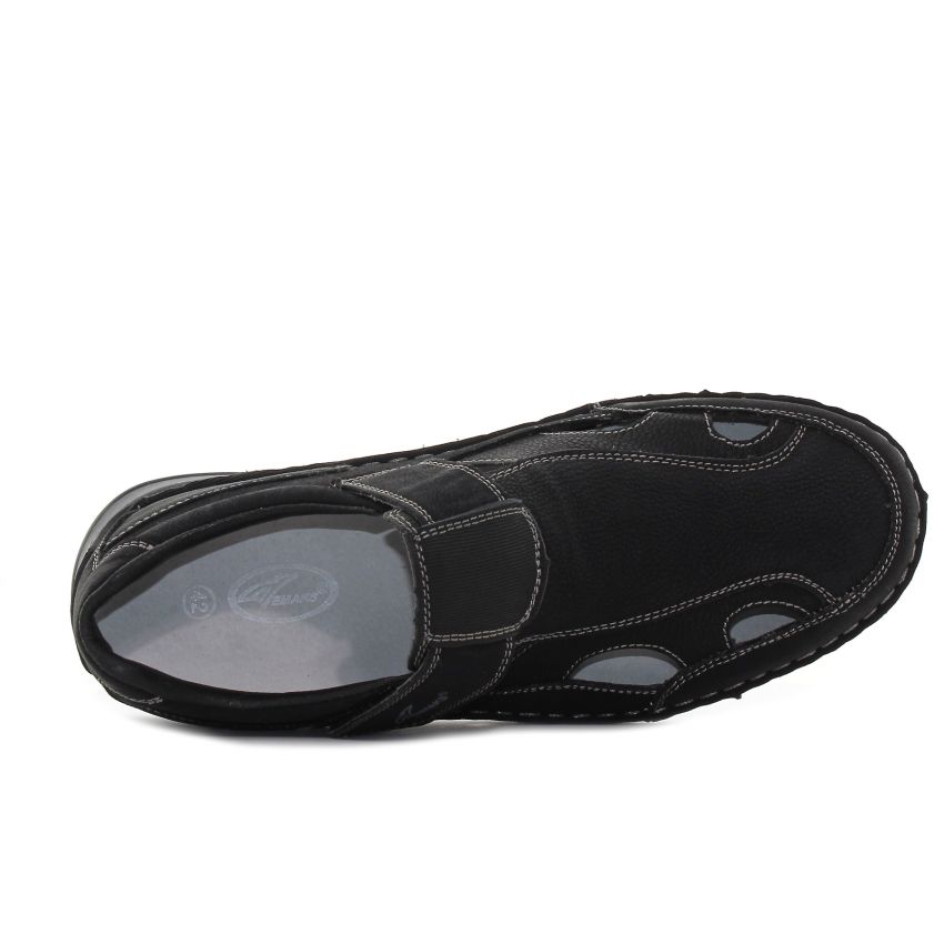 Emaks - SA fekete férfi szandál