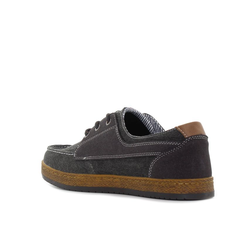 Emaks - Denim fekete férfi cipő