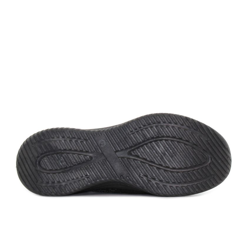 Emaks - Easy fekete férfi bebújós cipő