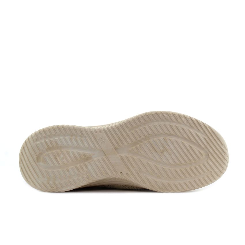 Emaks - Easy bézs férfi bebújós cipő