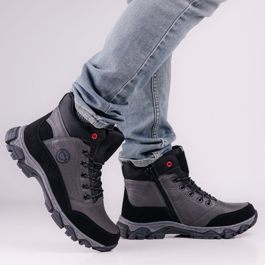 Emaks Outdoor - Protector szürke férfi bakancs