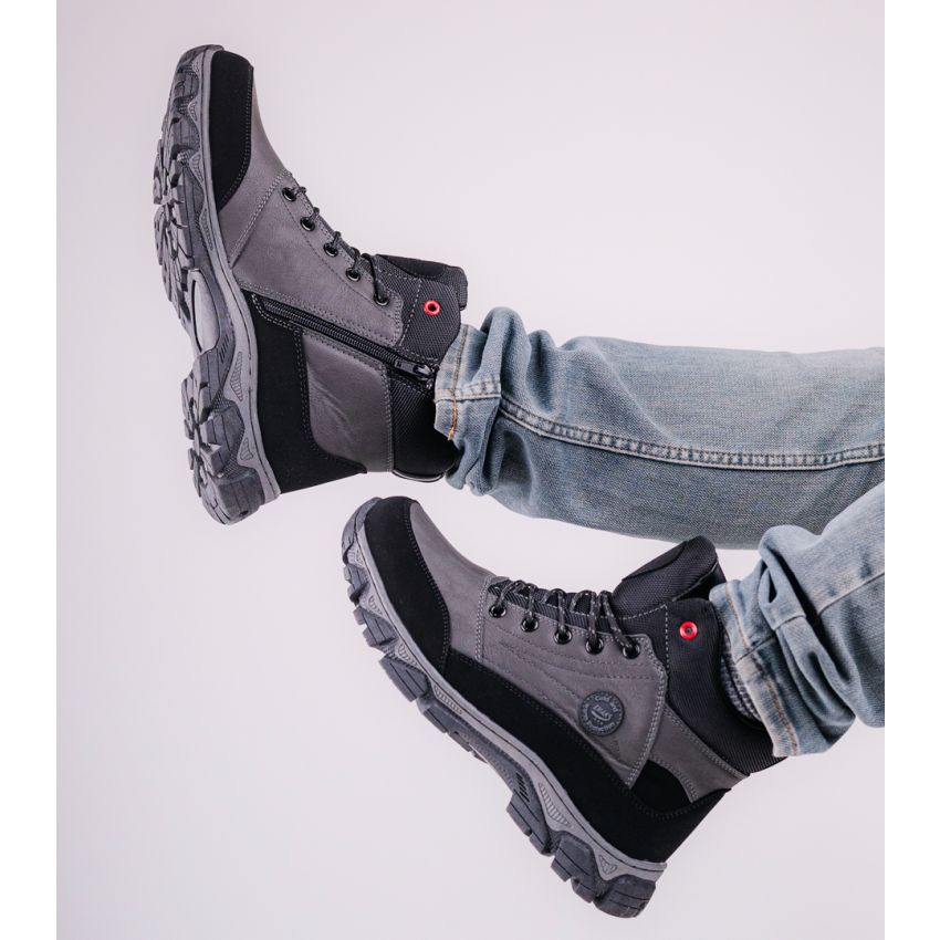 Emaks Outdoor - Protector szürke férfi bakancs