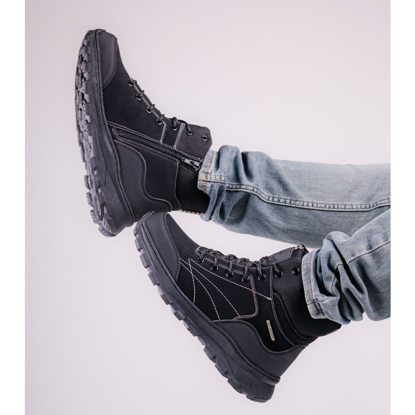 Emaks - Outdoor - Adventure fekete férfi bakancs