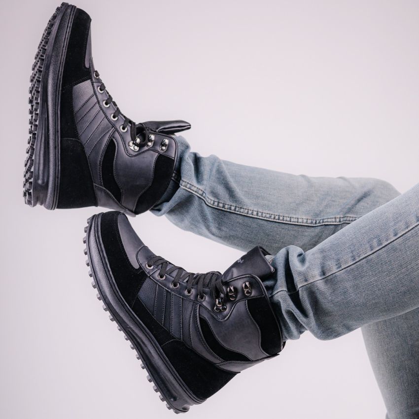 Emaks - Ram-X fekete férfi bakancs