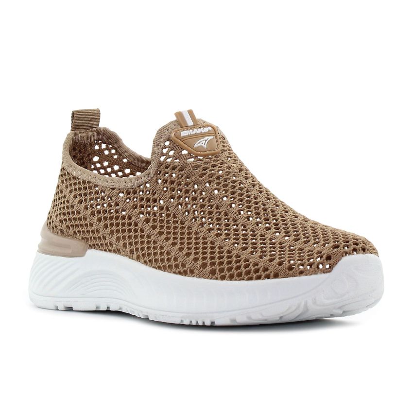 Emaks - Airy barna női bebújós cipő