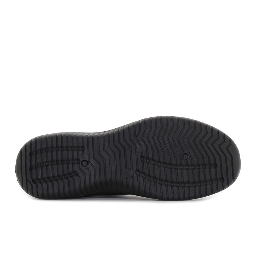 Emaks - Slip fekete női bebújós cipő