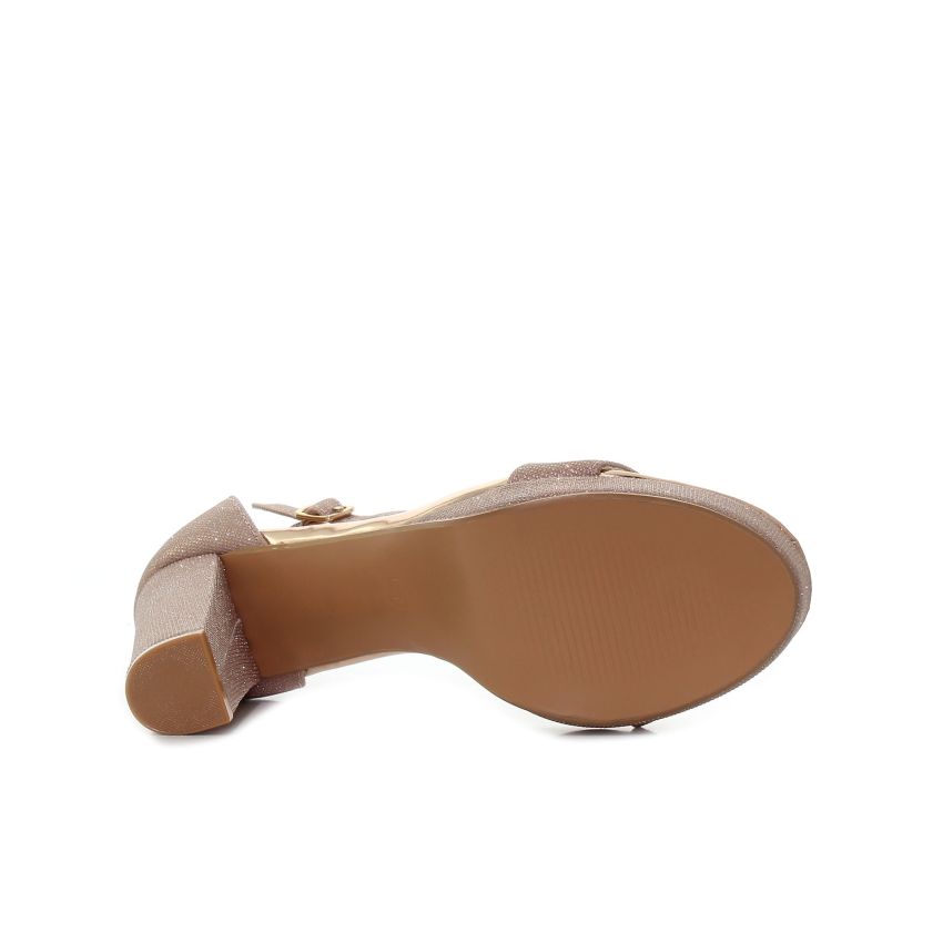 Bosido Tian rózsaarany női magassarkú