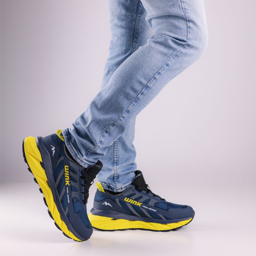 Wink - Accra sötétkék férfi cipő
