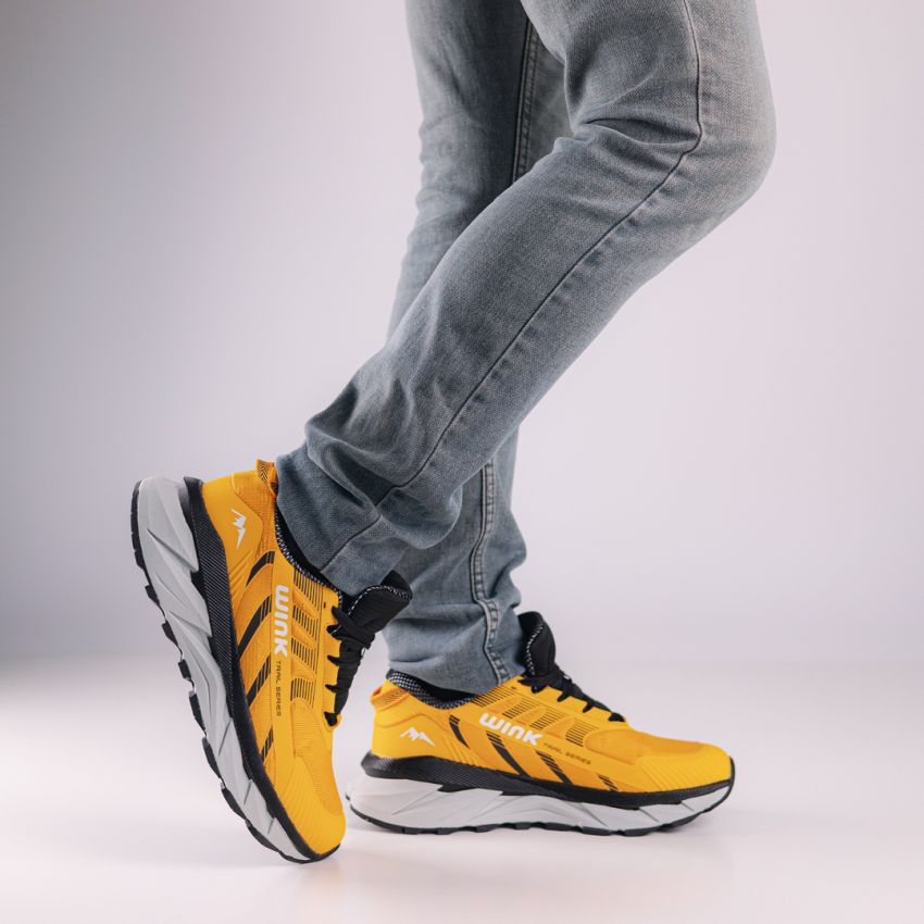 Wink - Accra sárga férfi cipő