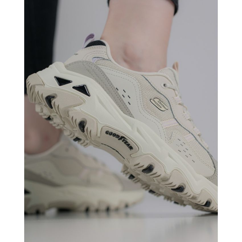 Skechers D'Lites Hiker bézs női cipő