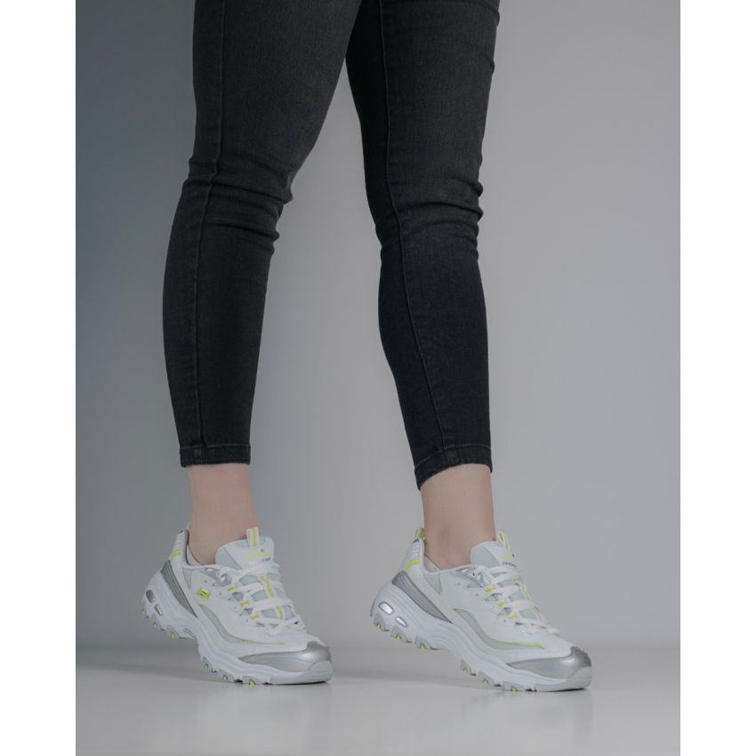 Skechers D'Lites - Chromatic fehér női cipő