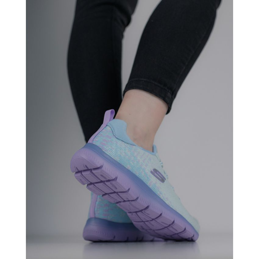 Skechers Summits - Morning Glow kék női bebújós cipő