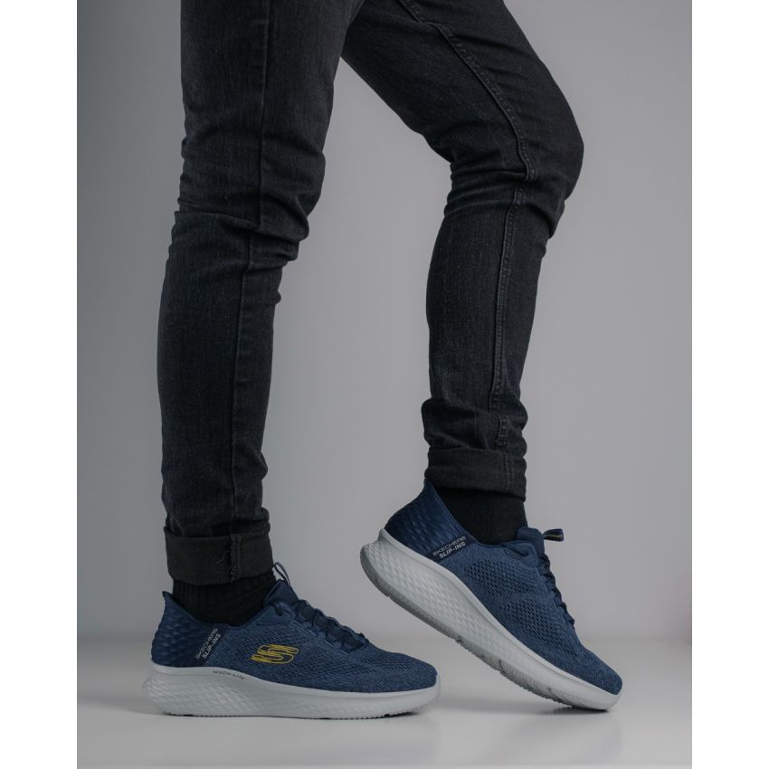 Skechers Slip-Ins - Skech - Lite Pro - Primebase sötétkék férfi cipő