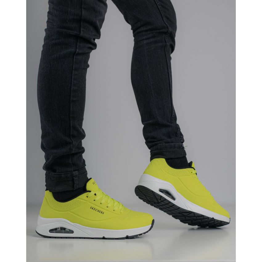 Skechers Uno - Stand On Air zöld férfi cipő