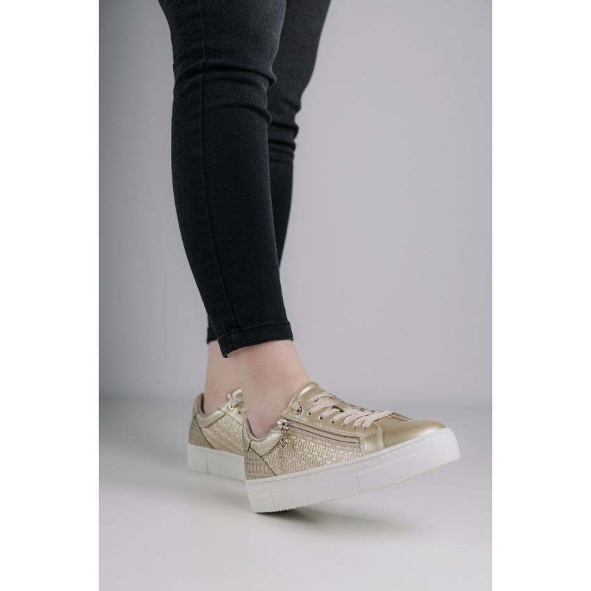 Tamaris arany női cipő