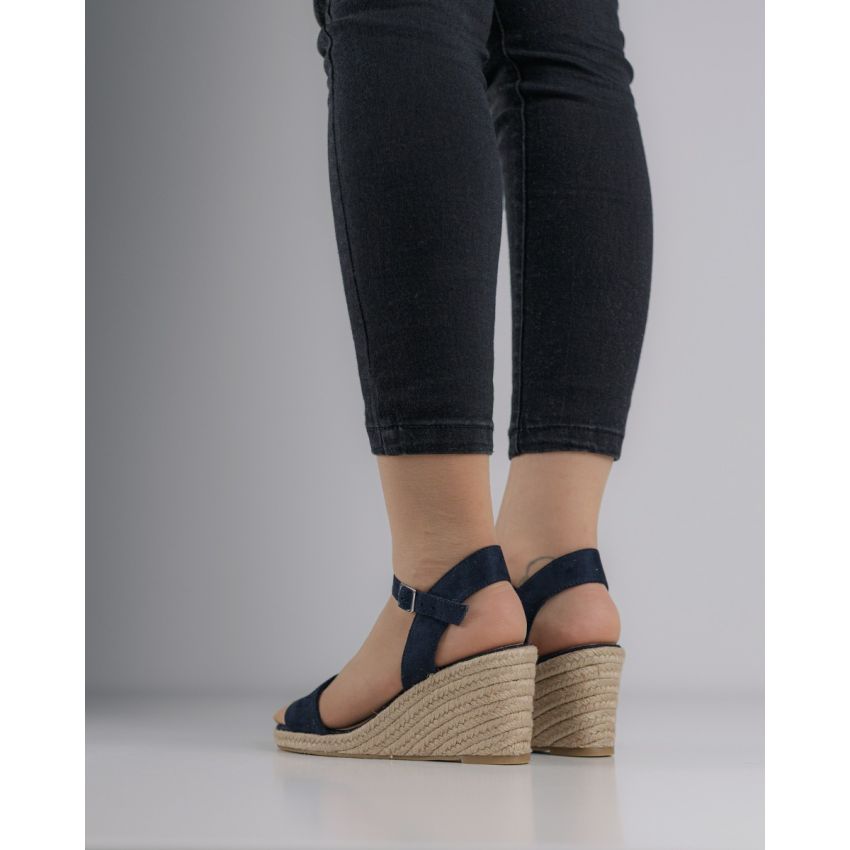 Tamaris sötétkék női szandál