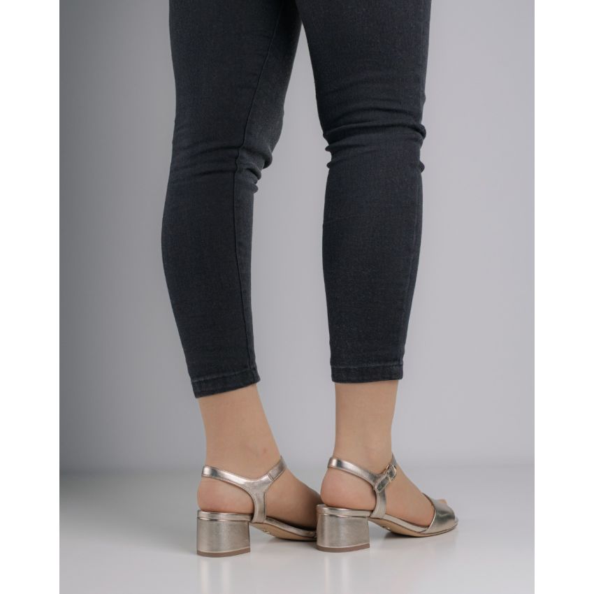 Tamaris arany női magassarkú