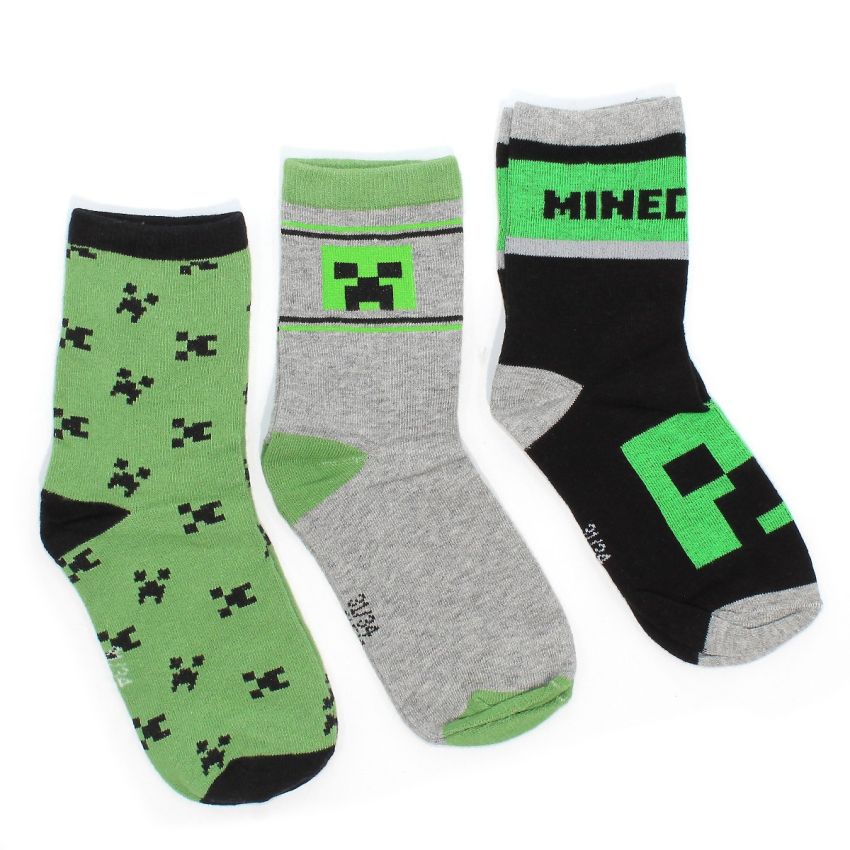 Disney Minecraft mintás gyerek zokni szett