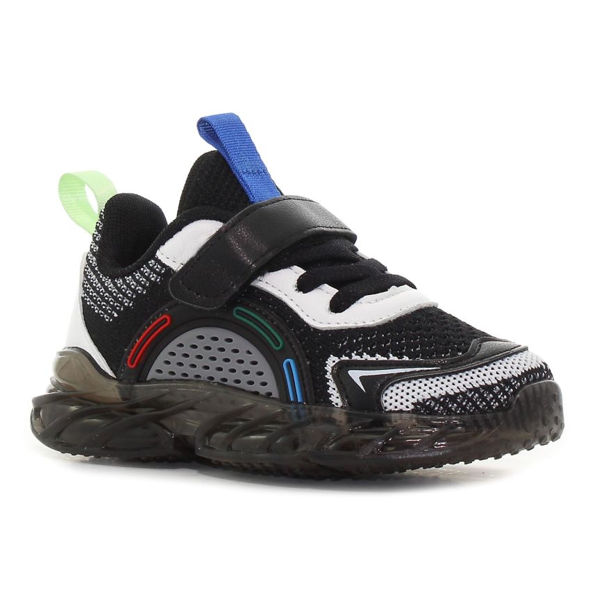 Borgo X-Turbo fekete villogó gyerek cipő