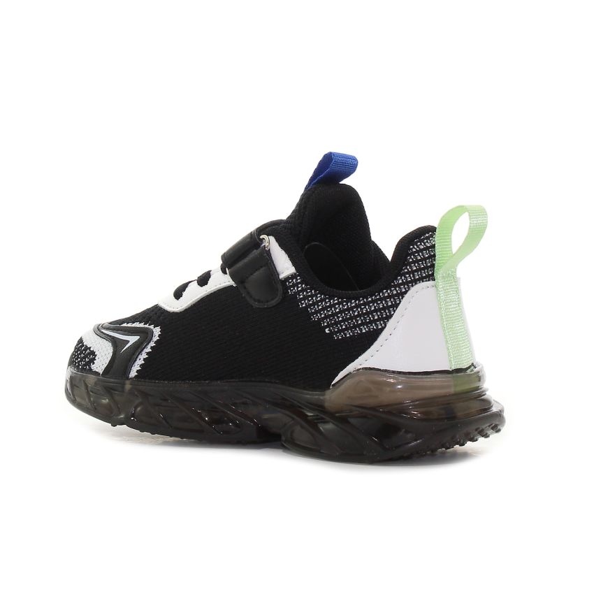 Borgo X-Turbo fekete villogó gyerek cipő