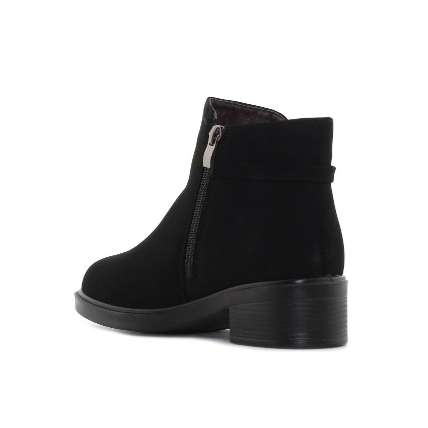 Yolera - Dia fekete női bokacsizma