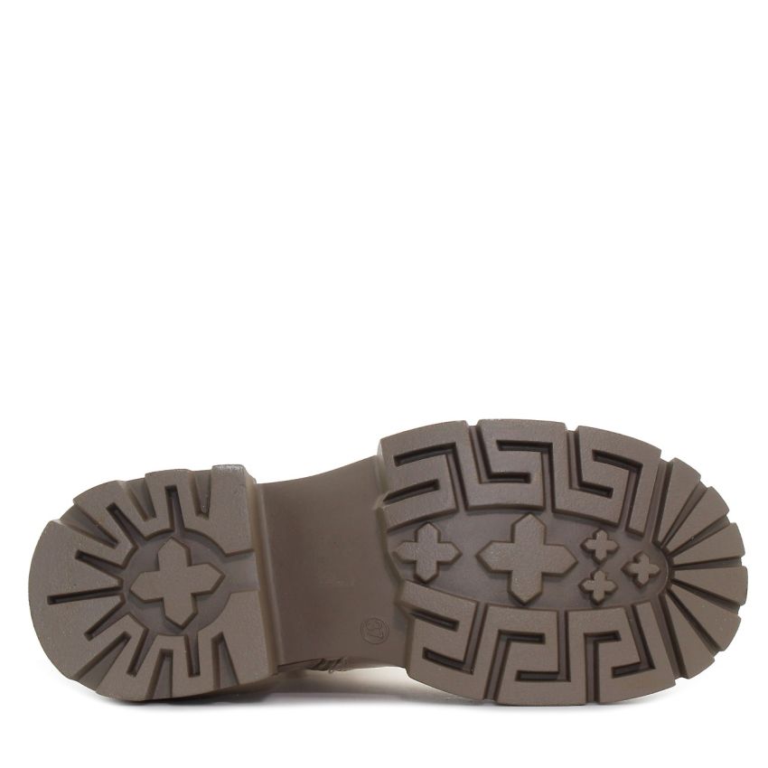 Monogrant - Xenia bézs női bokacsizma