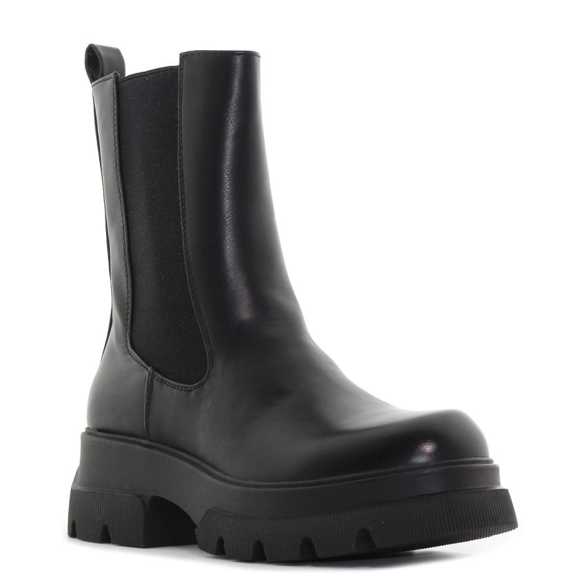 Monogrant - Evelina fekete női bokacsizma