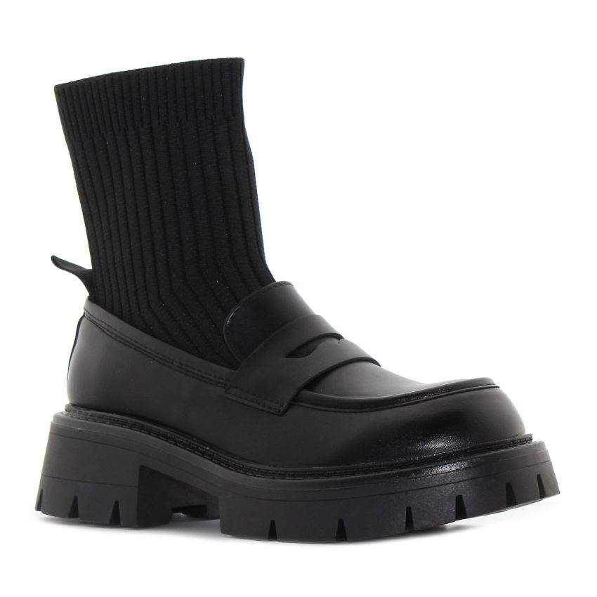 Monogrant - Tina fekete női bokacsizma