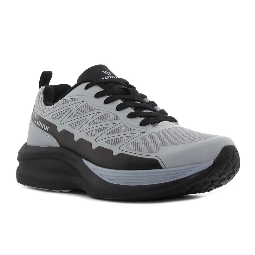 Wink - Exown Rors szürke-fekete férfi sport cipő