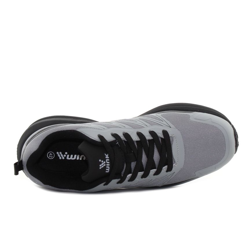 Wink - Exown Rors szürke-fekete férfi sport cipő