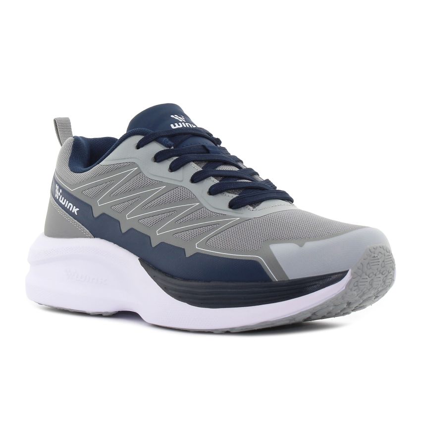 Wink - Exown Rors szürke-sötétkék férfi sport cipő