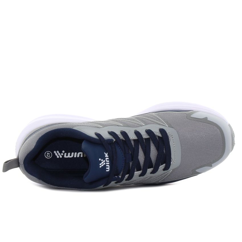 Wink - Exown Rors szürke-sötétkék férfi sport cipő