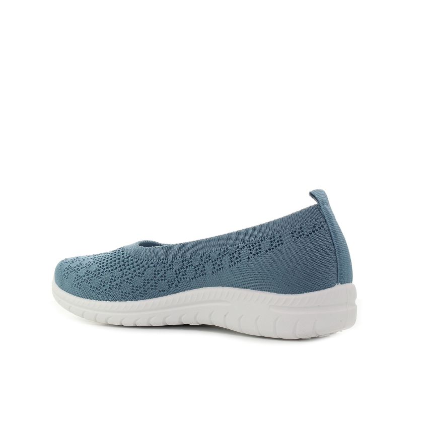 Bosido Rebeka kék női bebújós cipő