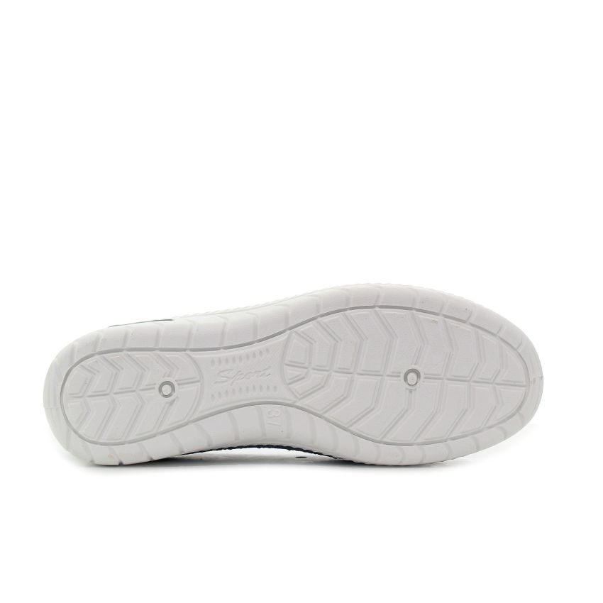 Bosido Rebeka kék női bebújós cipő