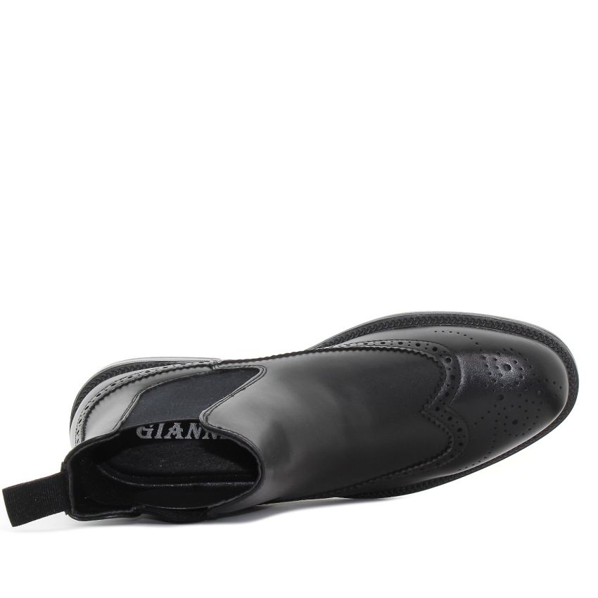 Monogrant - Phill fekete férfi bokacsizma