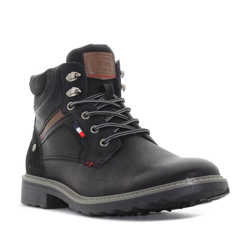 Monogrant - Clark fekete férfi bakancs