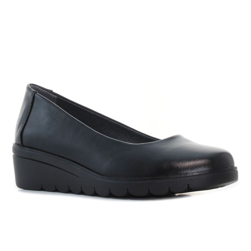 Comer - Leia fekete női magassarkú