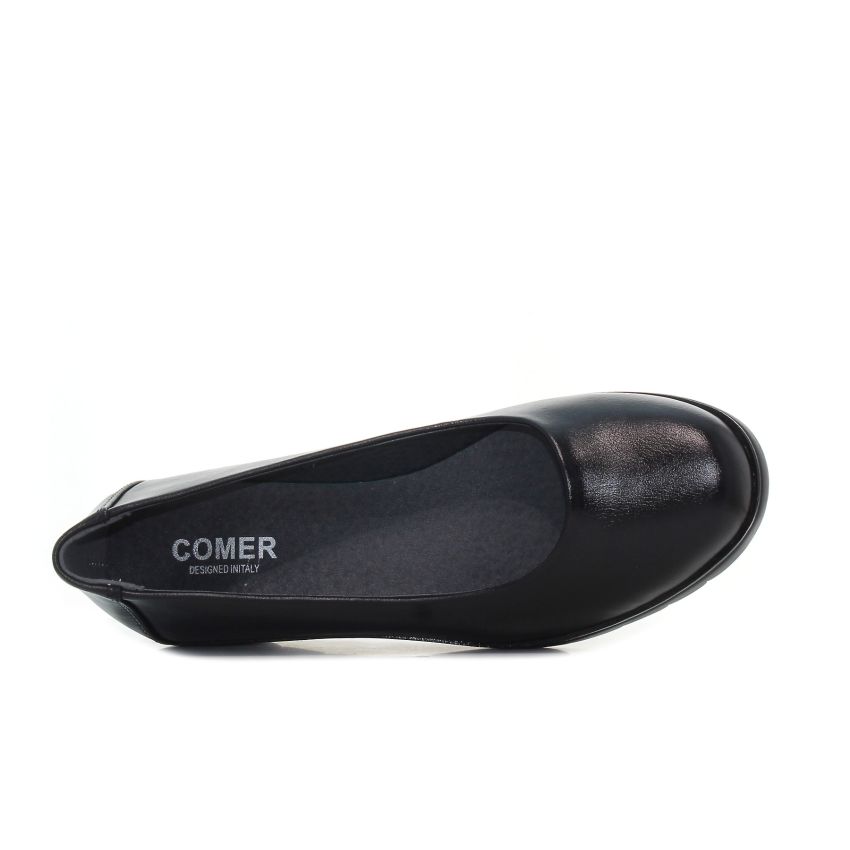 Comer - Leia fekete női magassarkú