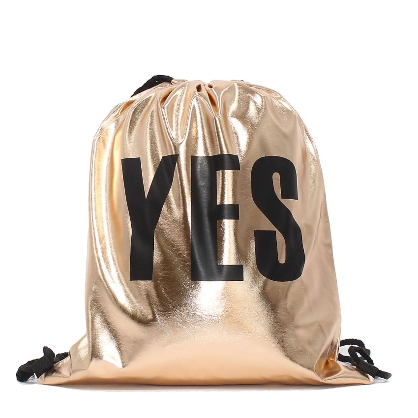 Borgo Yes/No arany latex tornazsák
