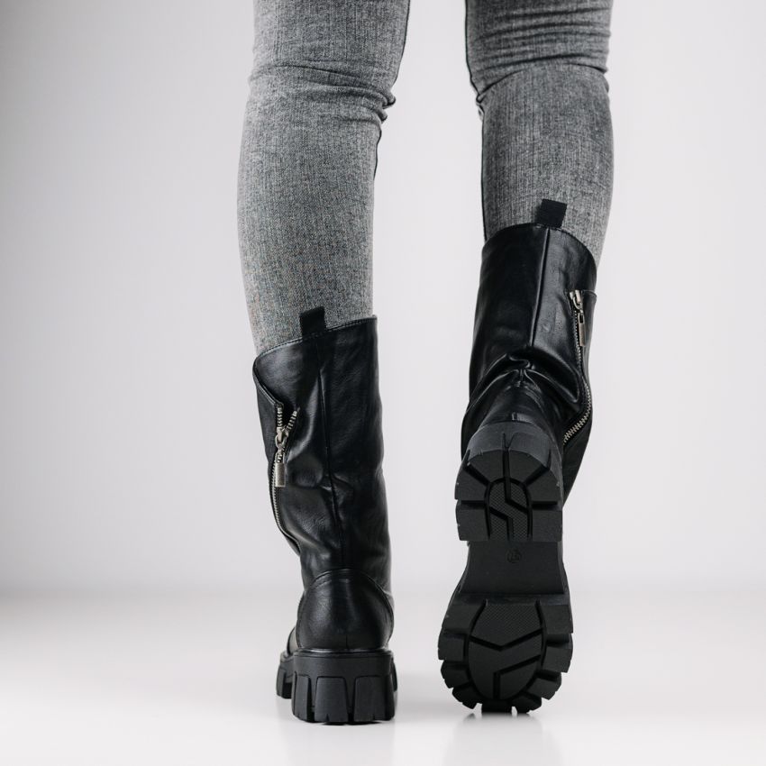 Monogrant - Gia fekete női csizma