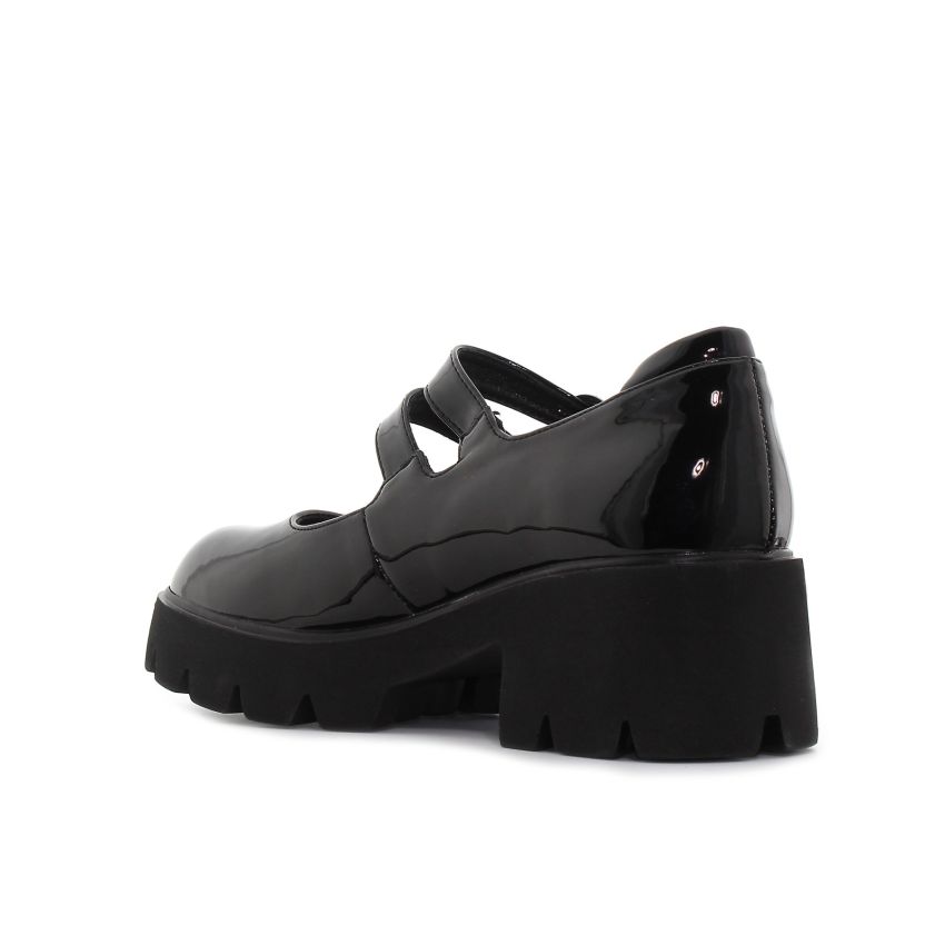 Monogrant - Vi Bold fekete női magassarkú