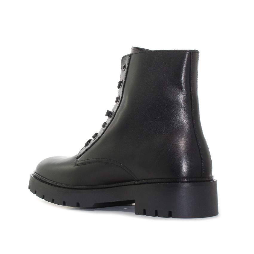 Calvin Klein Combat Mid Lace fekete férfi bokacsizma