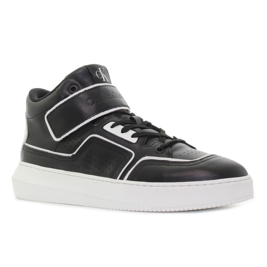Calvin Klein Chunky Cupsole Laceup Mid fekete férfi cipő