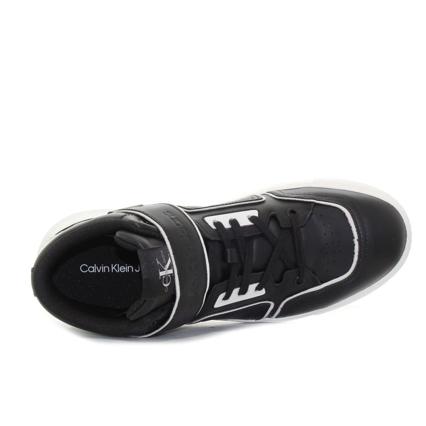 Calvin Klein Chunky Cupsole Laceup Mid fekete férfi cipő