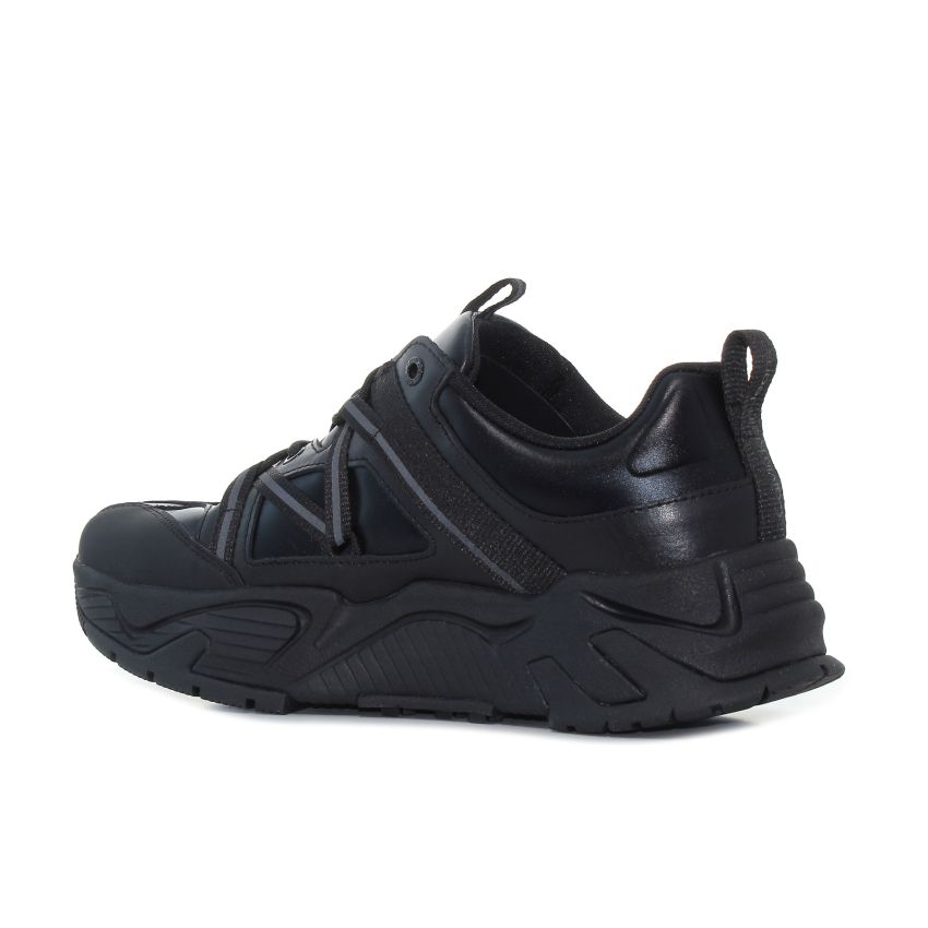 Calvin Klein Chunky Runner Vibram fekete férfi cipő