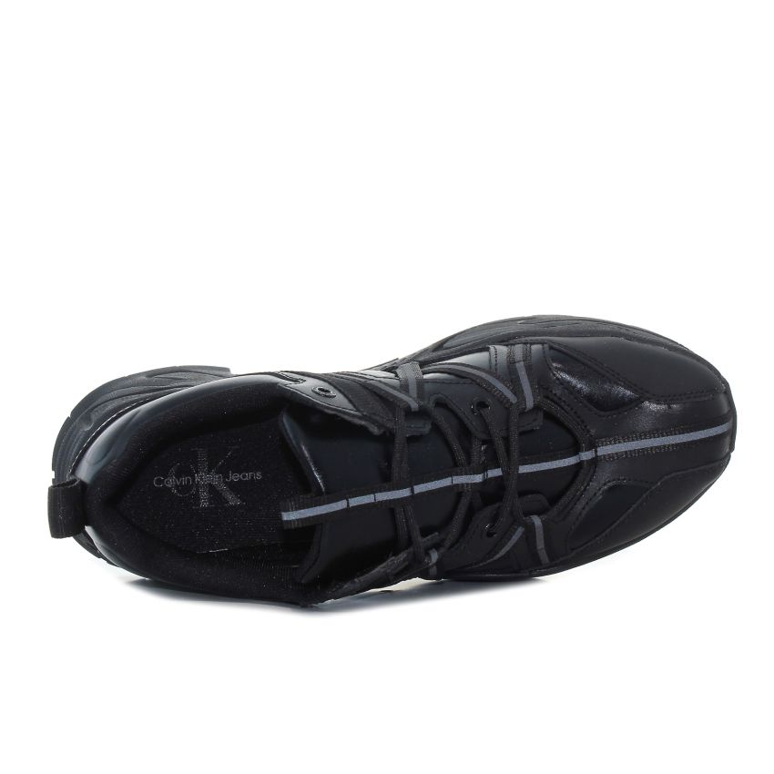 Calvin Klein Chunky Runner Vibram fekete férfi cipő