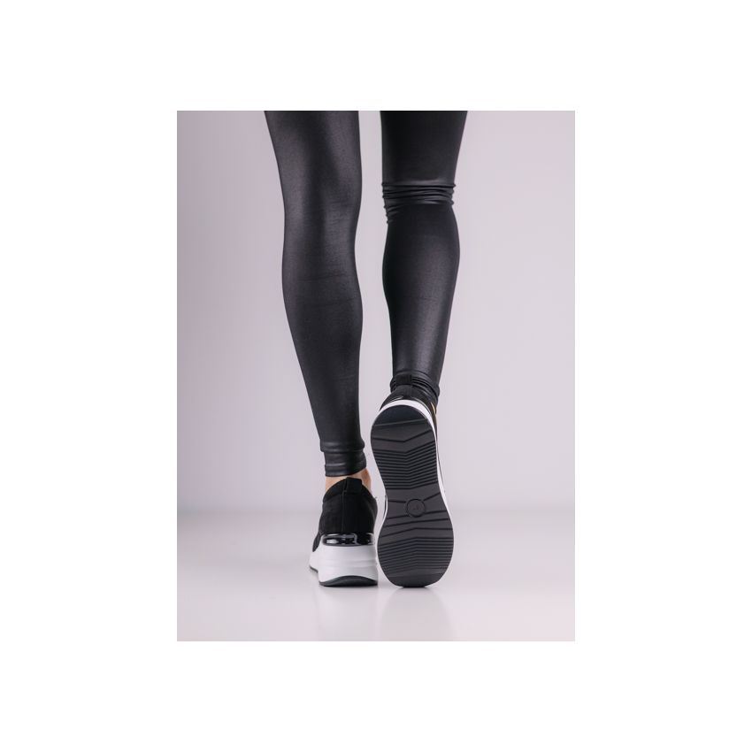 Yolera - Joen fekete női bebújós cipő