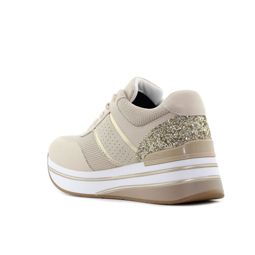 Yolera - Amy bézs női cipő