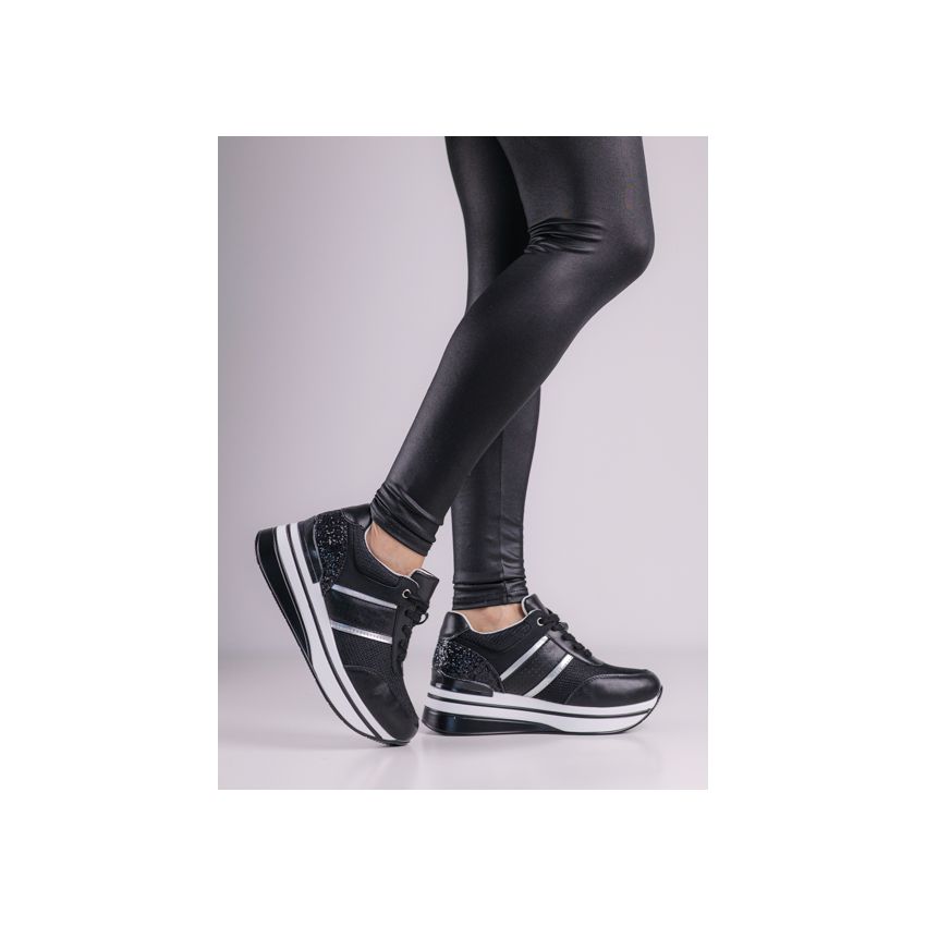 Yolera - Amy fekete női cipő